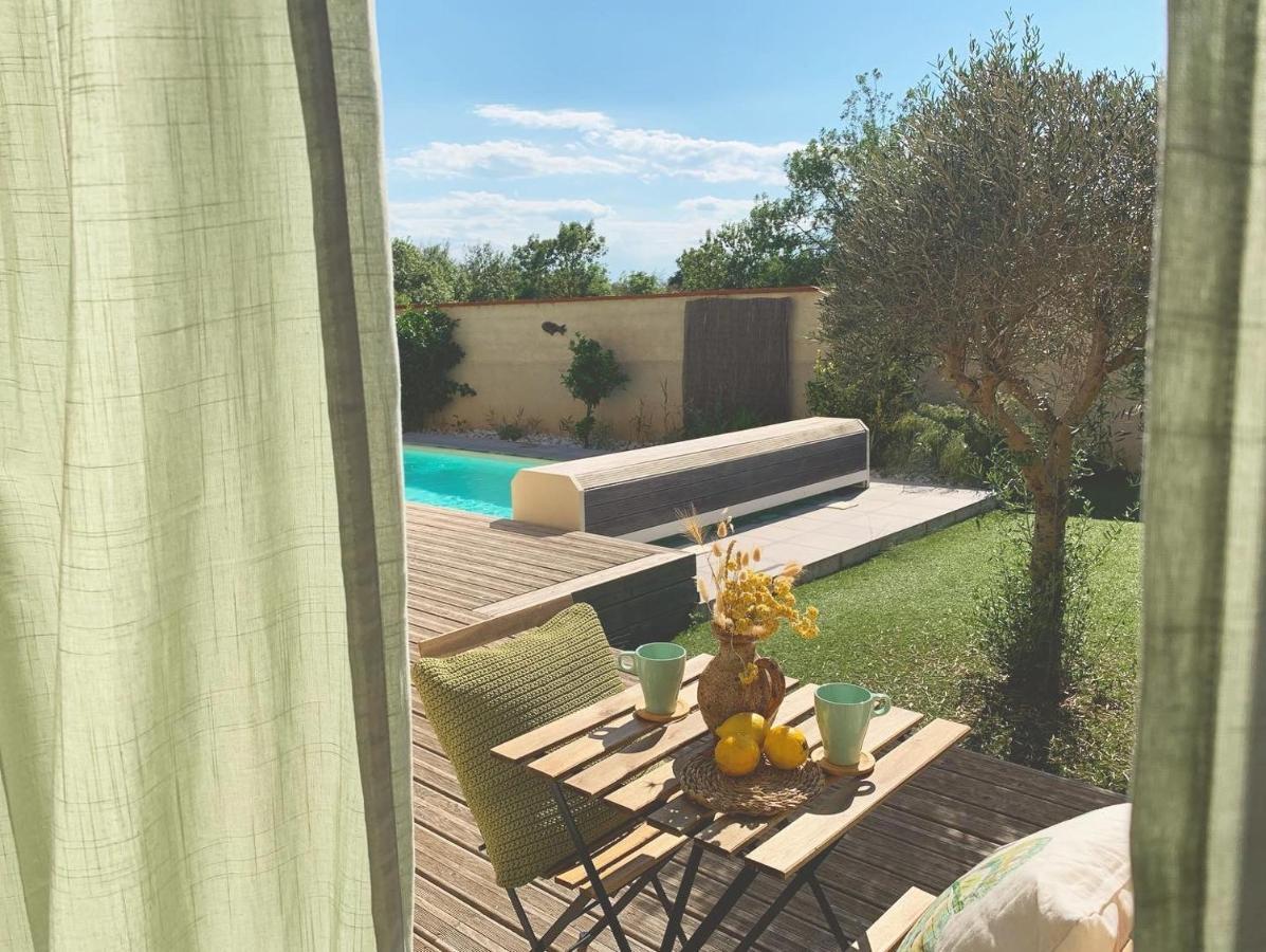 Le Petit Bali Spacieuse Villa Pour 8 Avec Piscine Saint-Cyprien  Exterior photo