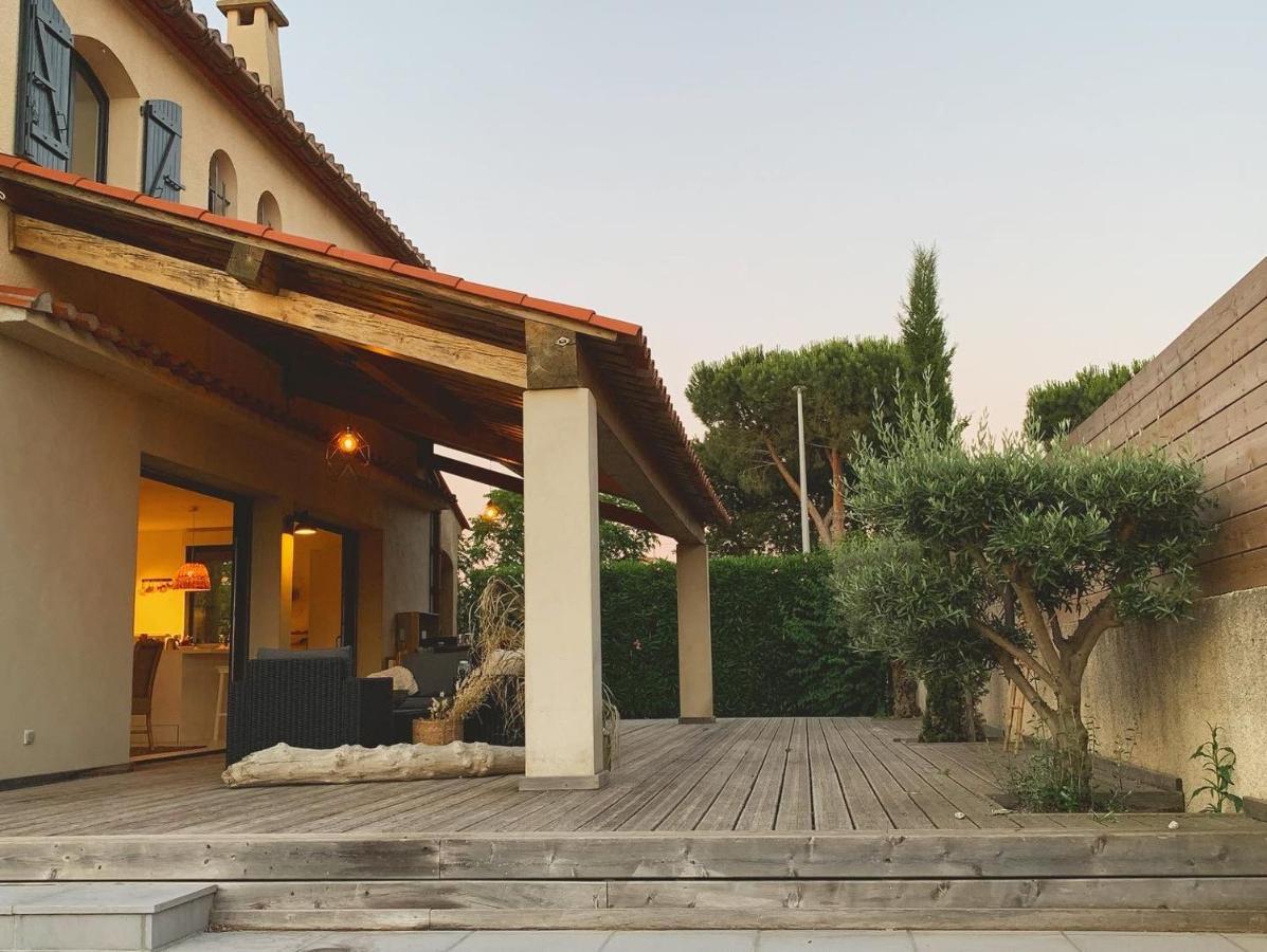 Le Petit Bali Spacieuse Villa Pour 8 Avec Piscine Saint-Cyprien  Exterior photo
