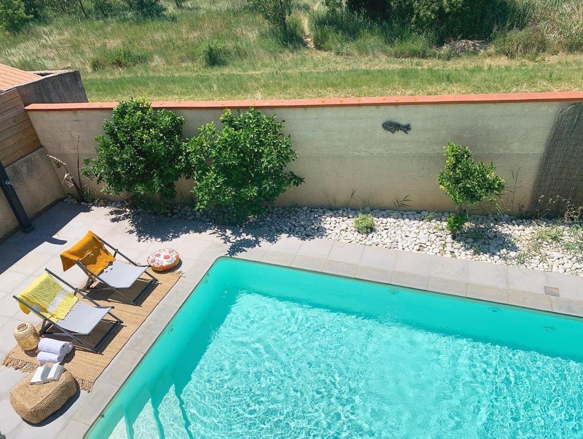 Le Petit Bali Spacieuse Villa Pour 8 Avec Piscine Saint-Cyprien  Exterior photo