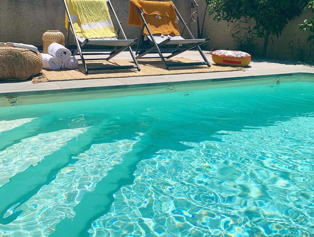 Le Petit Bali Spacieuse Villa Pour 8 Avec Piscine Saint-Cyprien  Exterior photo